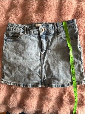 abercrombie kids Light Blue Denim Skort